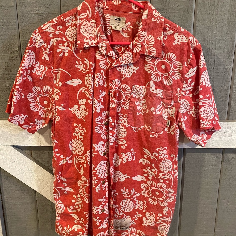Vans button down shirt